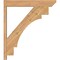 Ekena Millwork Merced Slat Smooth Outlooker, Western Red Cedar, 5 1/2"W x 30"D x 34"H OUT06X30X34MRC06SWR - alternate 3